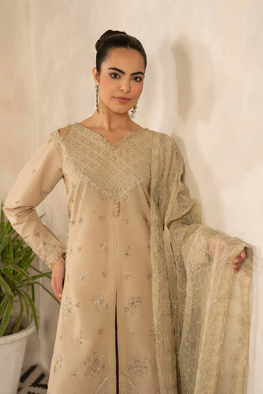 Ellena - 3-PC Stitched Embroidered Suit