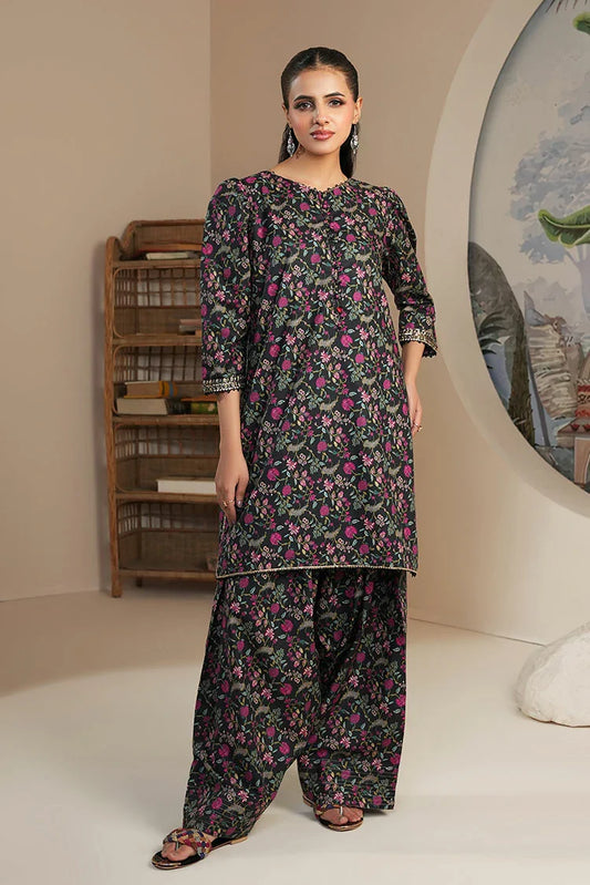 Ellena - 2-PC Stitched Printed Suit