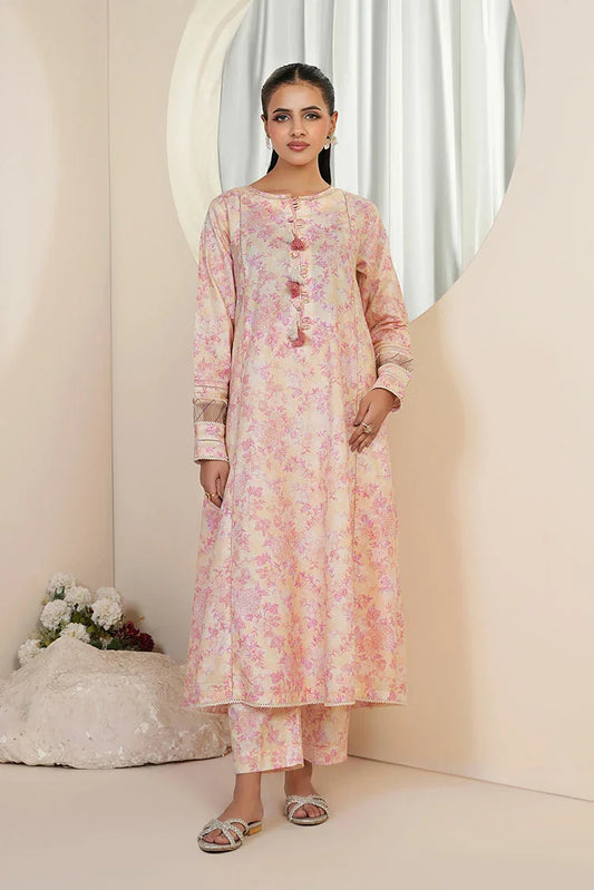Ellena - 2-PC Stitched Printed Suit