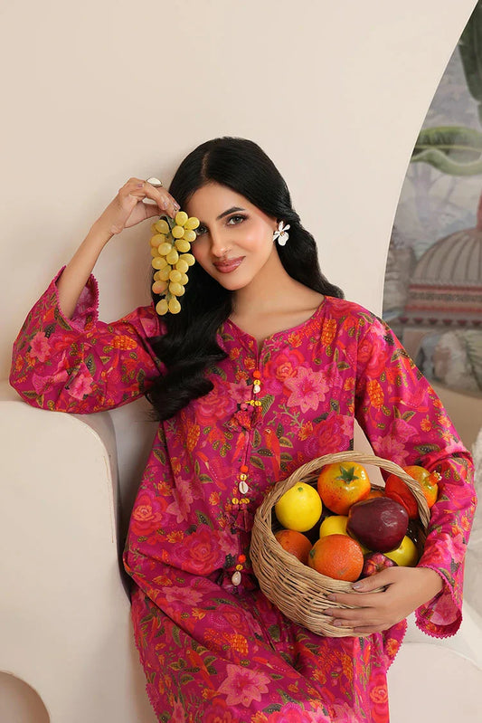 Ellena - 2-PC Stitched Printed Suit