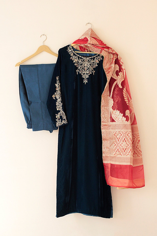 Kashish - Formals Luxury Pret - Navy - 7014A