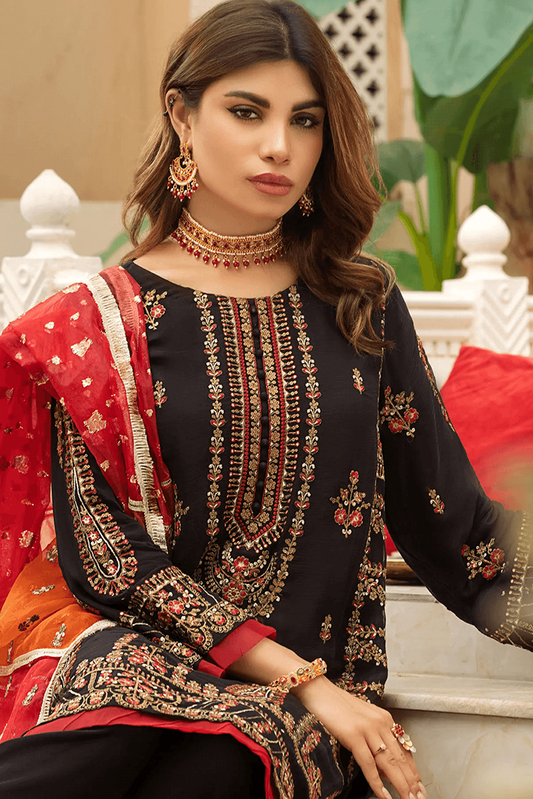 Picture of Kashish - Formals Luxury Pret - Black - 7052 - Available at Raja Sahib