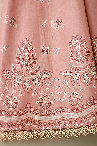 Kashish - Reaty to Wear 3 PC Lawn Suit - Tea Pink- 7114