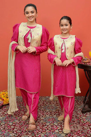 Picture of Festive Ensemble - 3 Piece Suit - 8405 - by Raja Sahib Kids