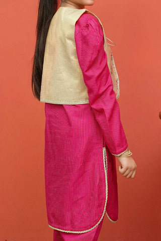 Picture of Festive Ensemble - 3 Piece Suit - 8405 - by Raja Sahib Kids