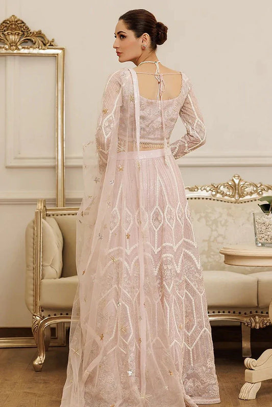 Threads & Motifs - Embroidered Blouse & Lehenga - 8406