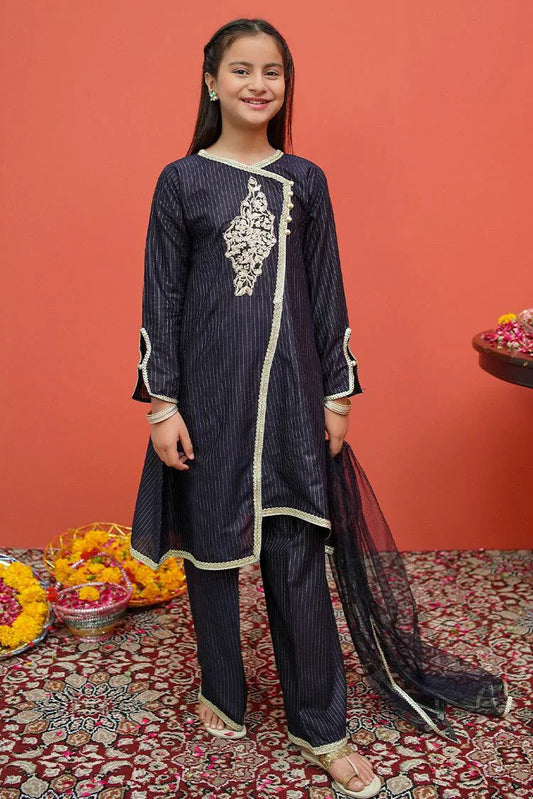 Picture of Modest - Festive Ensemble - 3 Piece Suit - 8425 - Available at Raja Sahib