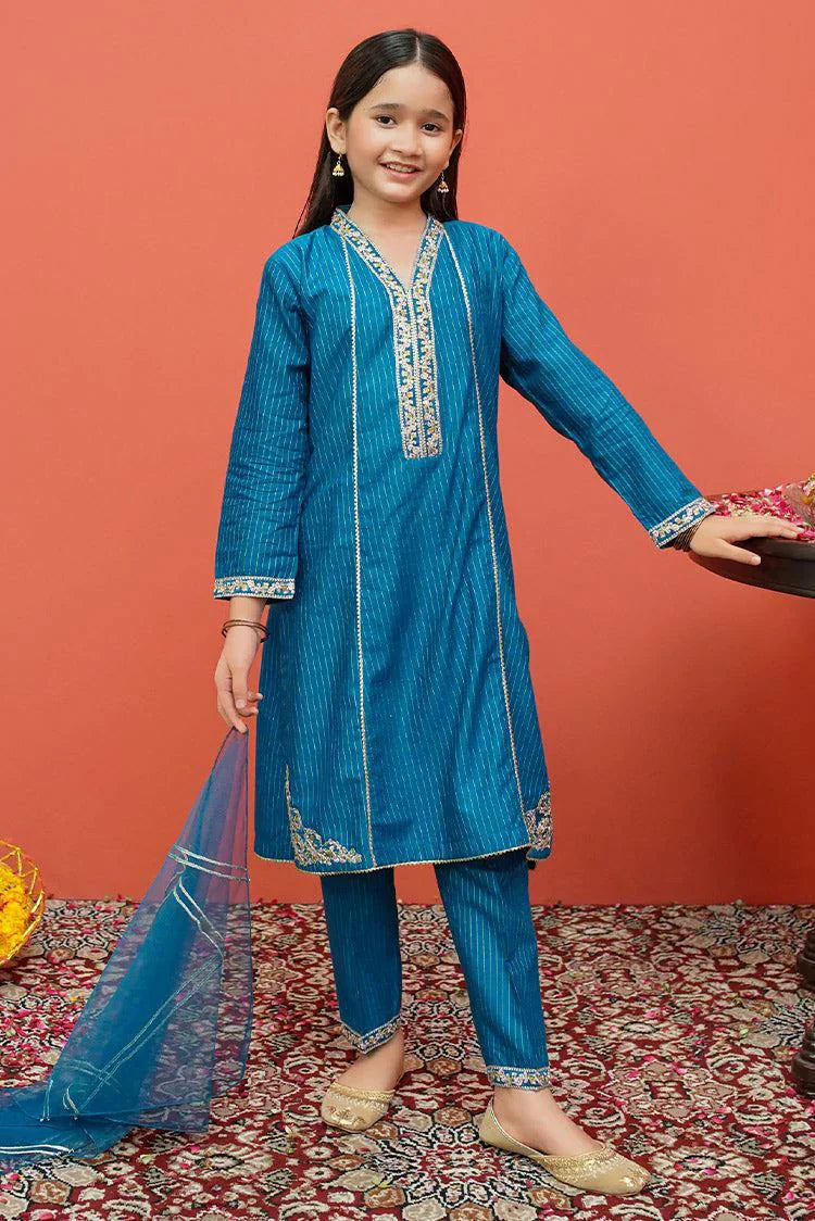 Picture of Modest - Festive Ensemble - 3 Piece Suit - 8455 - Available at Raja Sahib