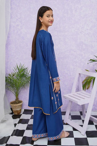 Picture of Modest - Girls Cotton Embroidered - 2 Piece Suit - 8495 - Available at Raja Sahib