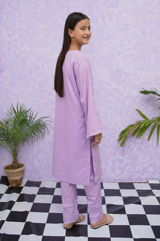 Picture of Girls Cotton Embroidered - 2 Piece Suit - 8535 - by Raja Sahib Kids