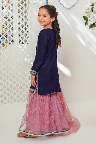 Modest - Embroidered Kids 3 Piece Suit - Gulnoor