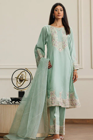 Picture of Threads & Motifs - Ready To Wear 3 PC Suit - 8780 - Available at Raja Sahib