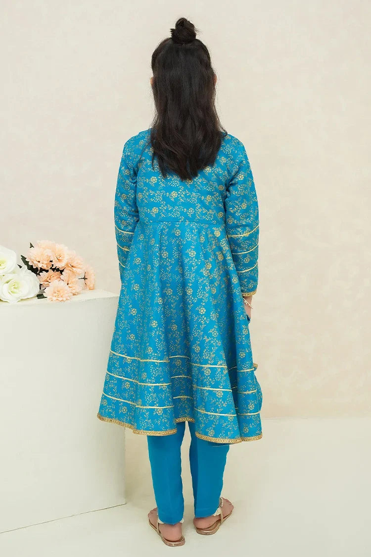 Picture of Modest - Girls 3 Piece Suit - Asmani - Available at Raja Sahib