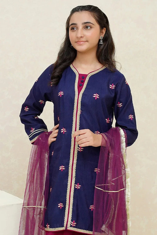 Picture of Modest - Girls 3 Piece Suit - Kohinoor - Available at Raja Sahib