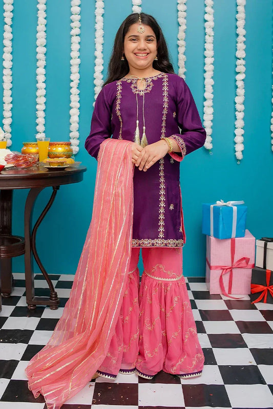 Picture of <!--bni-->Modest - Gulnoor - Purple - Available at Raja Sahib