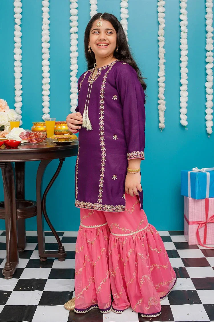 Picture of <!--bni-->Modest - Gulnoor - Purple - Available at Raja Sahib