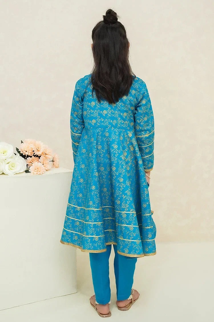 Picture of Modest - Asmani - 9060 - Blue - Available at Raja Sahib