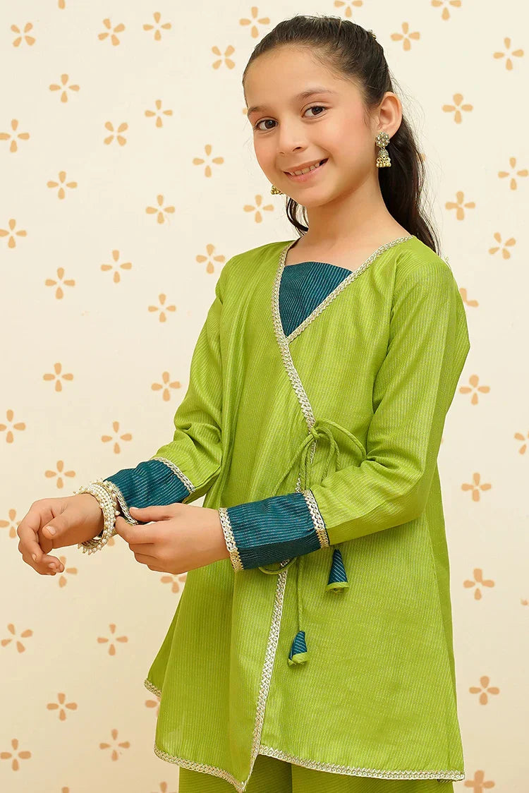 Picture of Modest - Girls 3 Piece Cotton Outfit - 9095 - Available at Raja Sahib