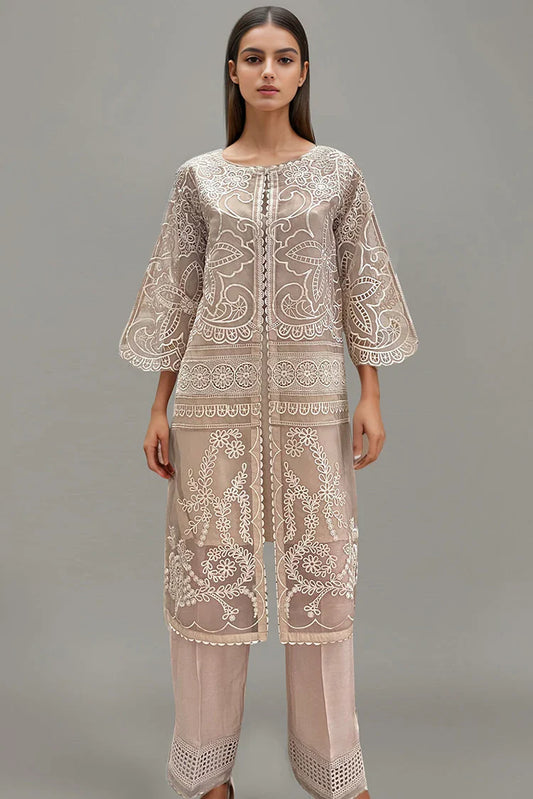 Picture of Threads & Motifs - Ready To Wear Jacket With Shameez - 9143 - Available at Raja Sahib