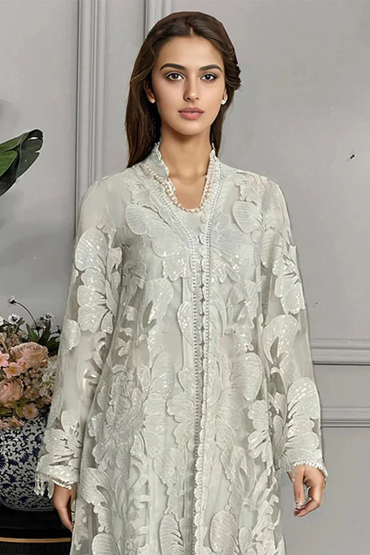 Threads & Motifs - Embroidered Jacket With Trouser - 9159