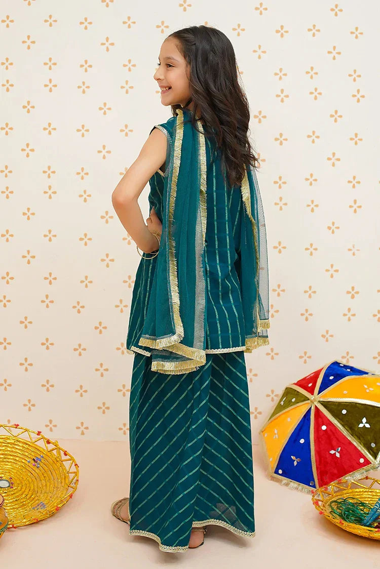 Picture of <!--bnh-->Modest - Girl 3 Piece Cotton Lawn Suit - 9530 - Available at Raja Sahib