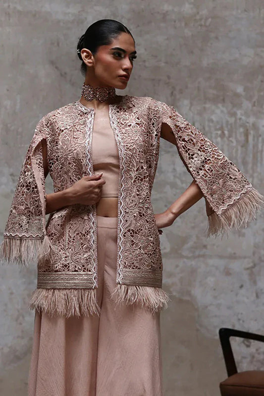 Threads & Motifs - Embroidered Jacket With Inner - 9607