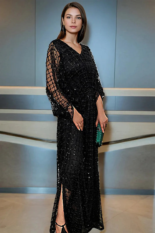 Threads & Motifs - Embroidered Kaftan - 9750