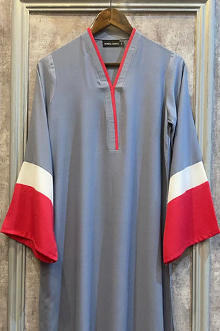 Picture of Manahils - Ice Blue Shirt - 1 Pc - Available at Raja Sahib