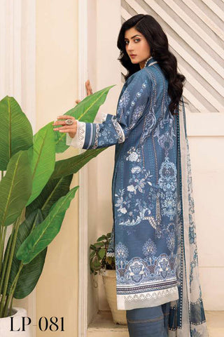 Picture of Lala - LP 081 Daria Print Melody Digital Printed Lawn Collection - Available at Raja Sahib