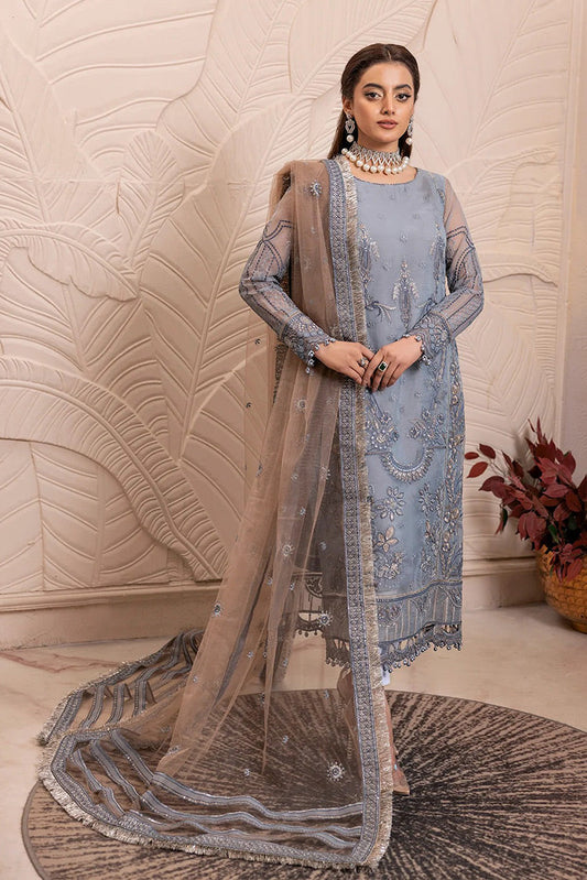 Picture of House of Nawab - 06 ZAKIYA Gulmira Luxury Collection Vol 4 - Available at Raja Sahib
