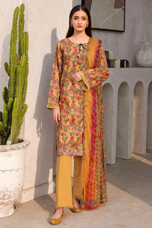 Picture of Motifz - 4609 NAYLA Rang Printed Lawn Collection - Available at Raja Sahib