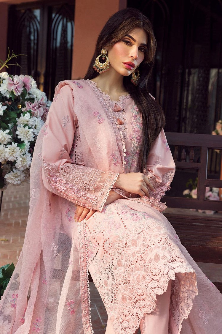 Picture of Motifz - 4428 HUDA Premium Luxury Embroidered Lawn Collection - Available at Raja Sahib