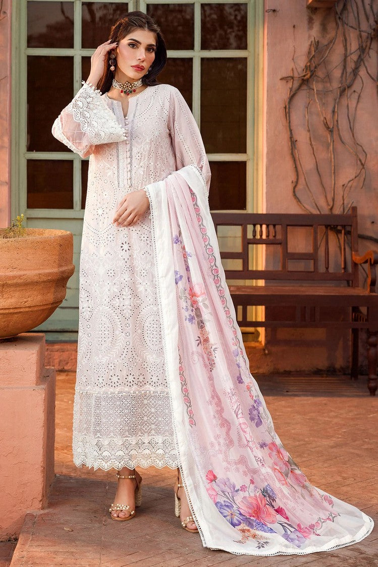 Picture of Motifz - 4431 AFREEN Schiffli Luxury Embroidered Lawn Collection - Available at Raja Sahib