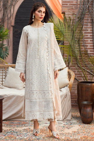 Picture of Motifz - 4434 SHABNAM Schiffli Luxury Embroidered Lawn Collection - Available at Raja Sahib