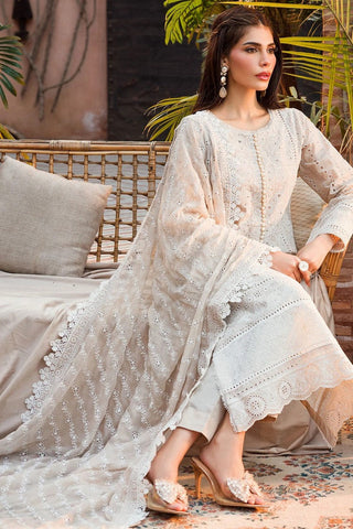 Picture of Motifz - 4434 SHABNAM Schiffli Luxury Embroidered Lawn Collection - Available at Raja Sahib