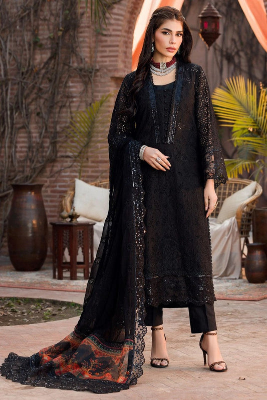 Picture of Motifz - 4437 TABASSUM Schiffli Luxury Embroidered Lawn Collection - Available at Raja Sahib