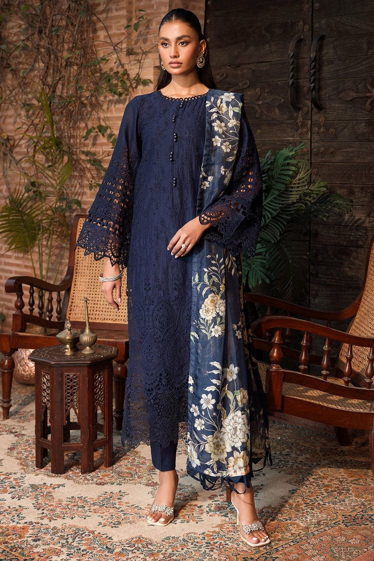 Picture of Motifz - 4440 ULFAT Schiffli Luxury Embroidered Lawn Collection - Available at Raja Sahib