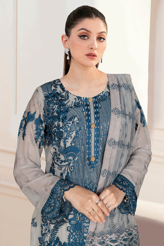 Picture of Ramsha - N 504 Nayab Weightless Chiffon Collection Vol 5 - Available at Raja Sahib