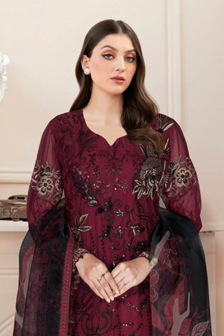 Picture of Ramsha - N 505 Nayab Weightless Chiffon Collection Vol 5 - Available at Raja Sahib