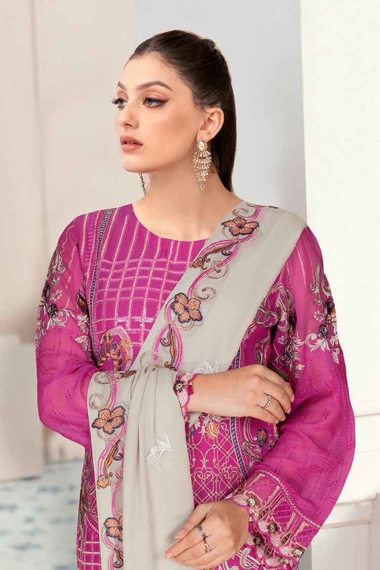 Picture of Ramsha - N 509 Nayab Weightless Chiffon Collection Vol 5 - Available at Raja Sahib