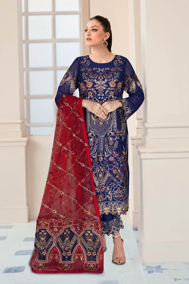 Picture of Ramsha - N 511 Nayab Weightless Chiffon Collection Vol 5 - Available at Raja Sahib