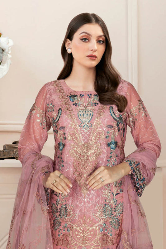 Picture of Ramsha - N 512 Nayab Weightless Chiffon Collection Vol 5 - Available at Raja Sahib