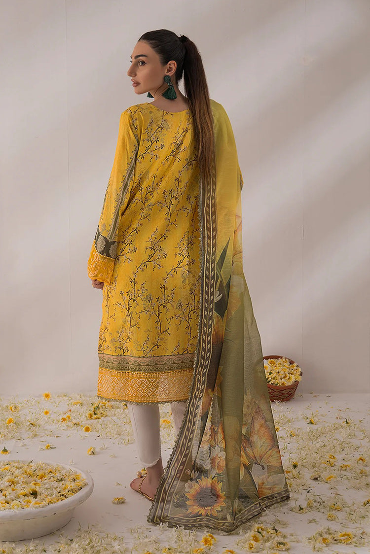 Picture of Raja Sahib - SH 02 DAISY Nur Embroidered Prints Lawn Collection - Available at Raja Sahib