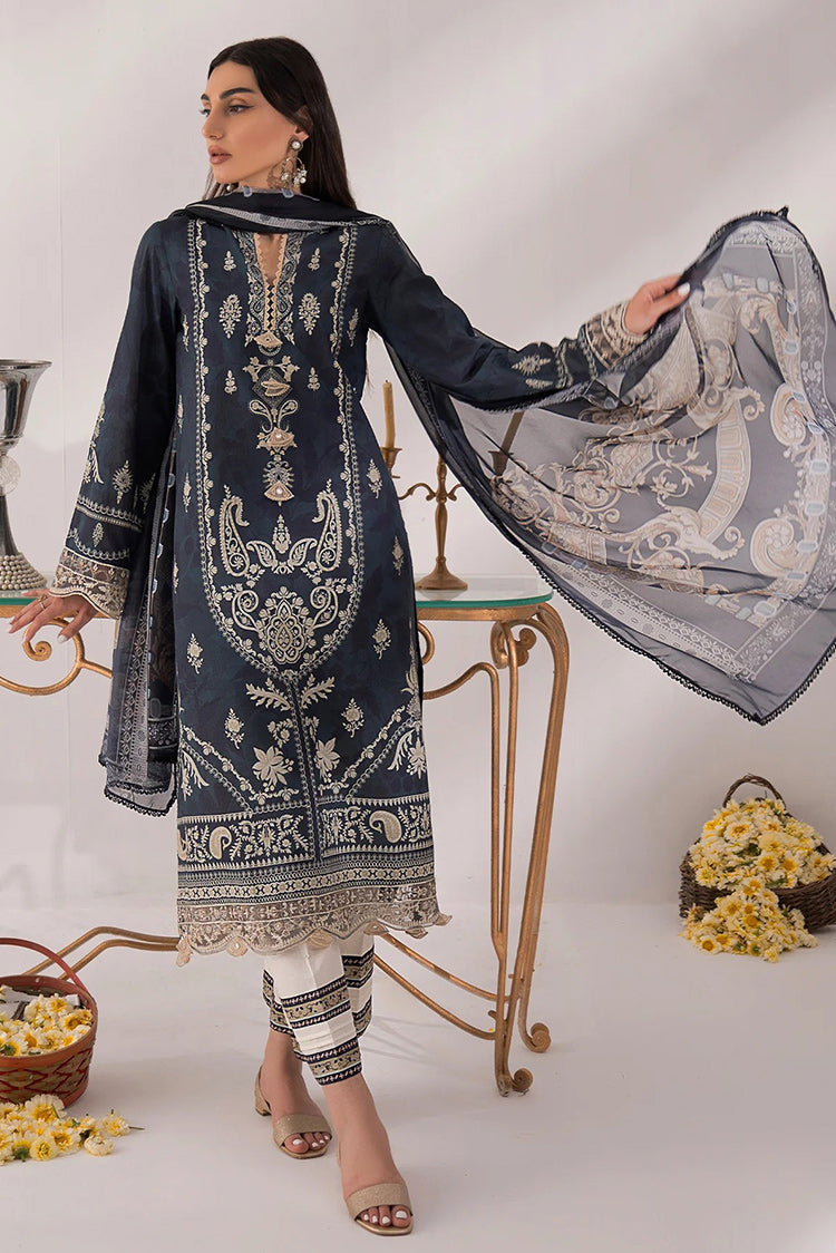 Picture of Raja Sahib - SH 03 ZINC POPPY Nur Embroidered Prints Lawn Collection - Available at Raja Sahib