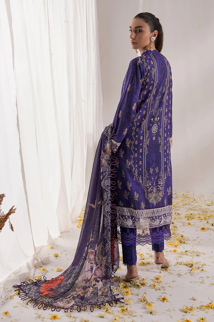 Picture of Raja Sahib - SH 04 PANSY Nur Embroidered Prints Lawn Collection - Available at Raja Sahib