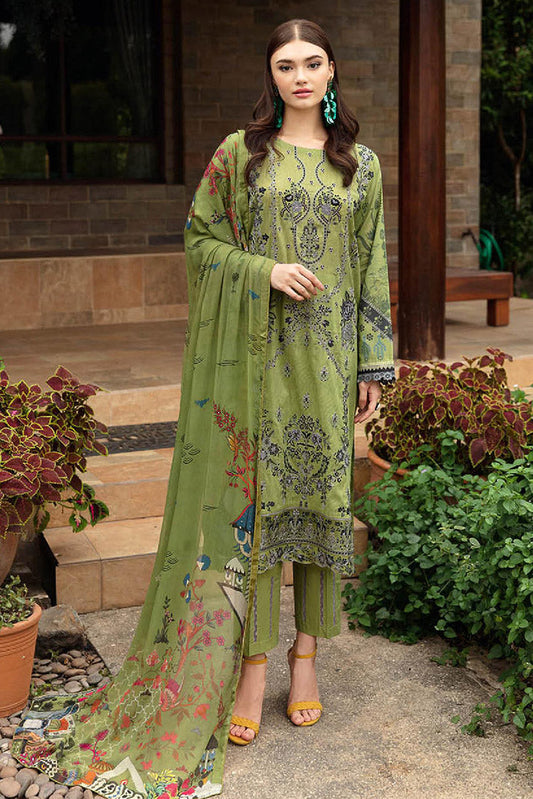 Picture of Ramsha - Y 912 Riwayat Luxury Lawn Collection Vol 9 - Available at Raja Sahib