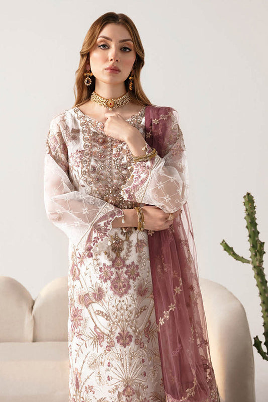 Picture of Ramsha - M 1102 Minhal Embroidered Chiffon Collection Vol 11 - Available at Raja Sahib