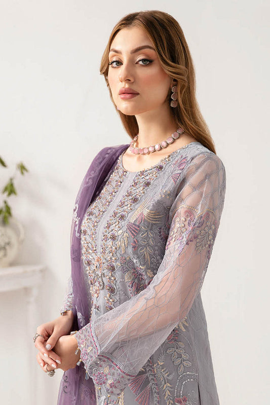 Picture of Ramsha - M 1104 Minhal Embroidered Chiffon Collection Vol 11 - Available at Raja Sahib