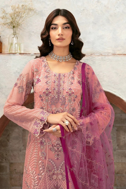 Picture of Ramsha - D 1201 Rangoon Embroidered Chiffon Collection Vol 12 - Available at Raja Sahib