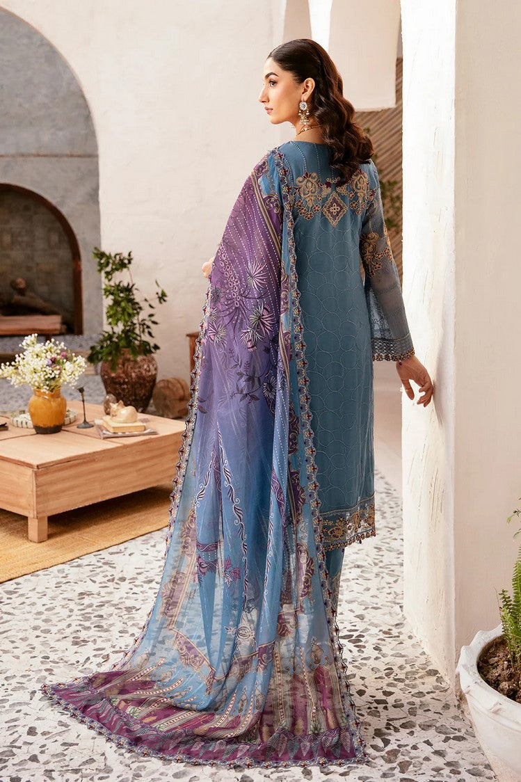 Picture of Ramsha - D 1202 Rangoon Embroidered Chiffon Collection Vol 12 - Available at Raja Sahib